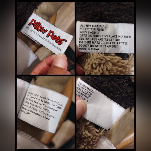 Pillow Pets Dog Brown 18" Plush Stuffed Soft Animal - Picture 11 of 16